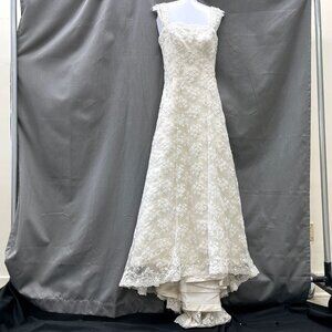 Silvia Chavez Beaded Tulle Mermaid Wedding Gown